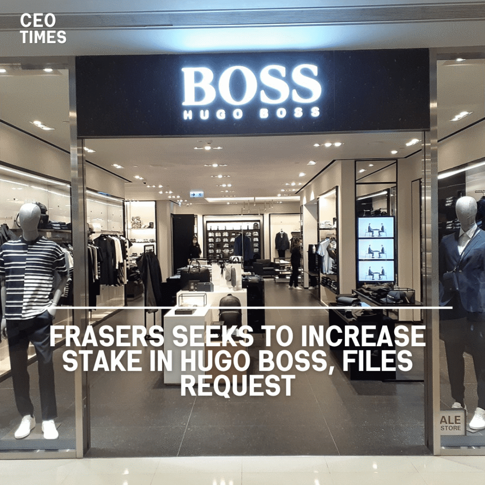 Frasers Group, a British sports and fashion store, has requested to purchase further shares in Hugo Boss.