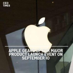 Bloomberg News reports that Apple is preparing for its biggest product launch event of the year on September 10, 2024.