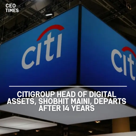 Shobhit Maini, Citigroup's global head of digital assets for its markets division, is leaving the bank after more than 14 years of service.