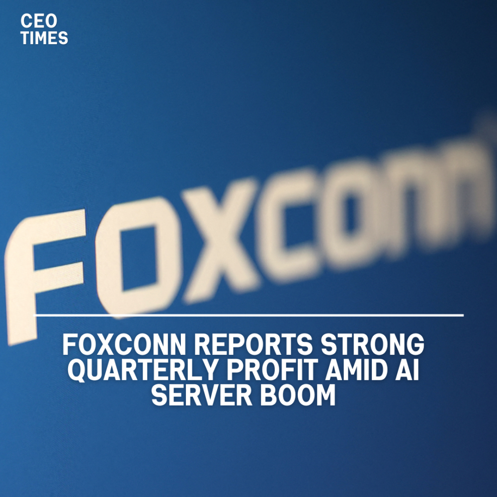 Foxconn announced a 6% increase in quarterly net profit, hitting T$35.05 billion ($1.09 billion) in April-June.