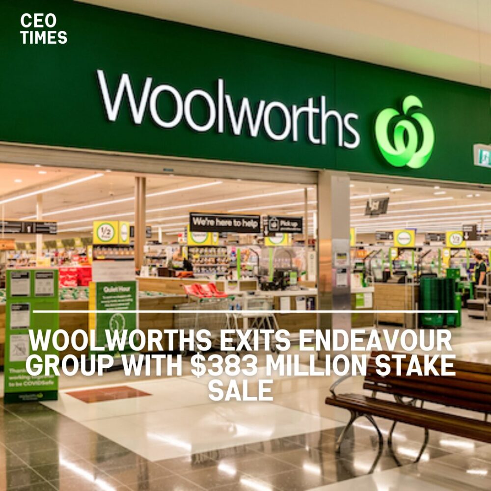 Woolworths has announced its plan to totally quit Endeavour Group, which owns popular booze store chains Dan Murphy's and BWS.