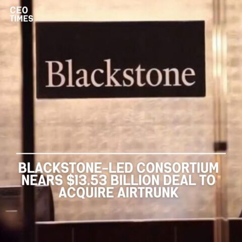 A consortium led by Blackstone is close to closing a deal to acquire the Australian data center group AirTrunk for A$20 billion.